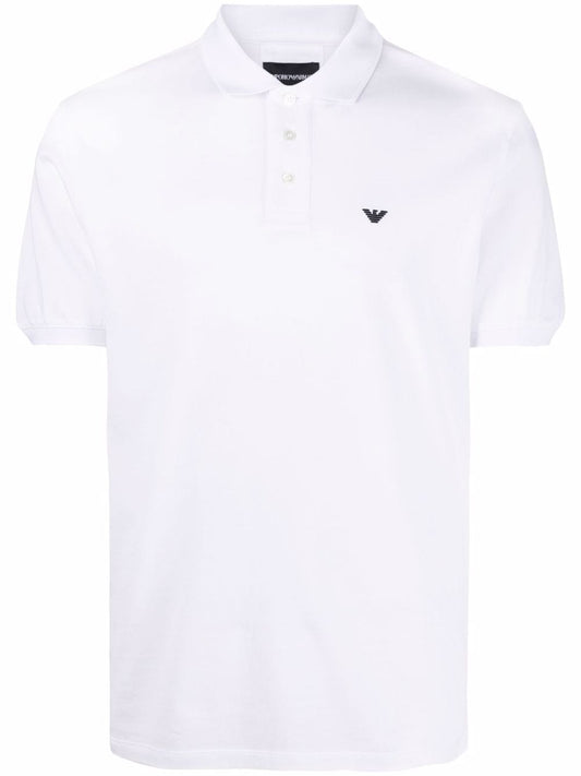 Emporio Armani logo-embroidered polo shirt