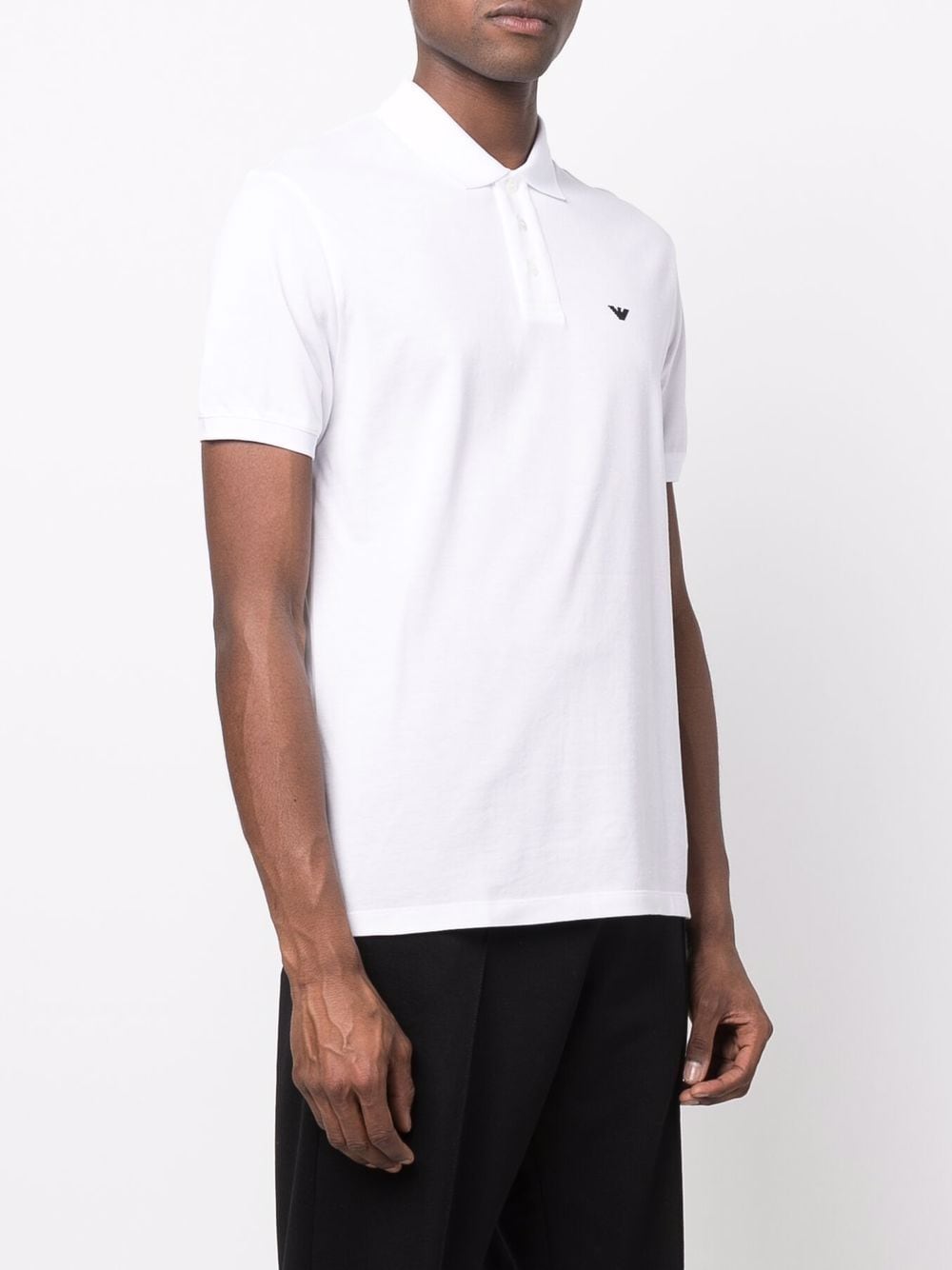 Emporio Armani logo-embroidered polo shirt Topwear Emporio Armani