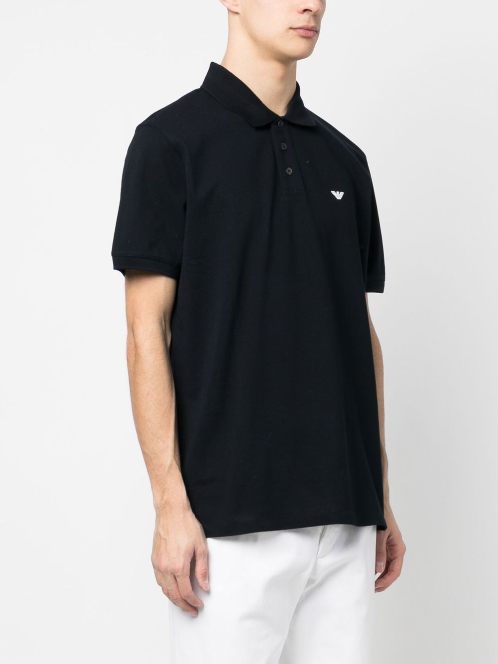 Emporio Armani logo-embroidered polo shirt Topwear Emporio Armani