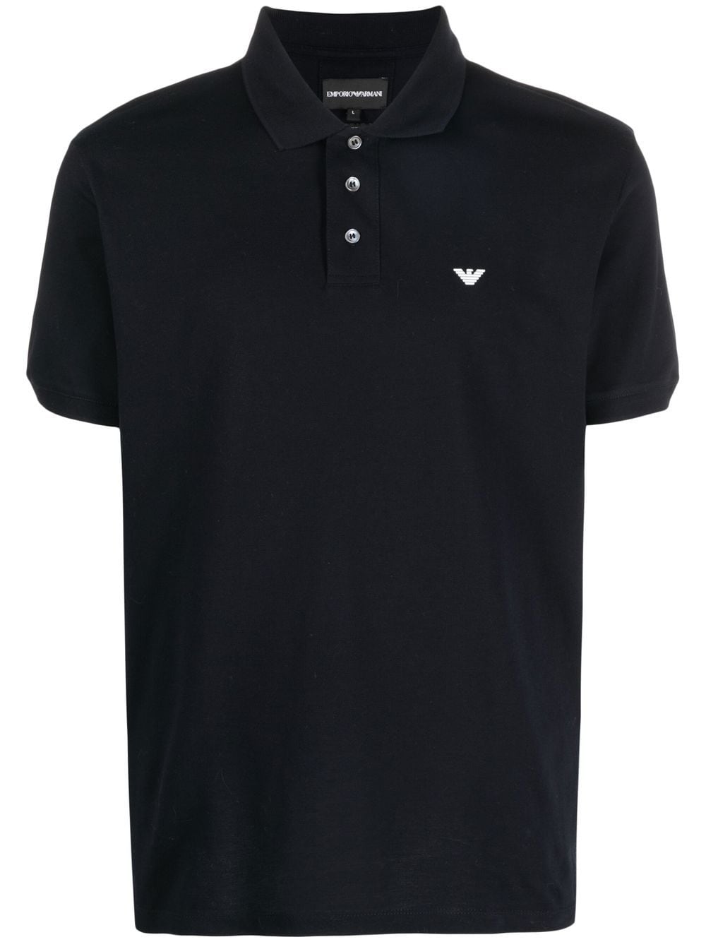 Emporio Armani logo-embroidered polo shirt Topwear Emporio Armani