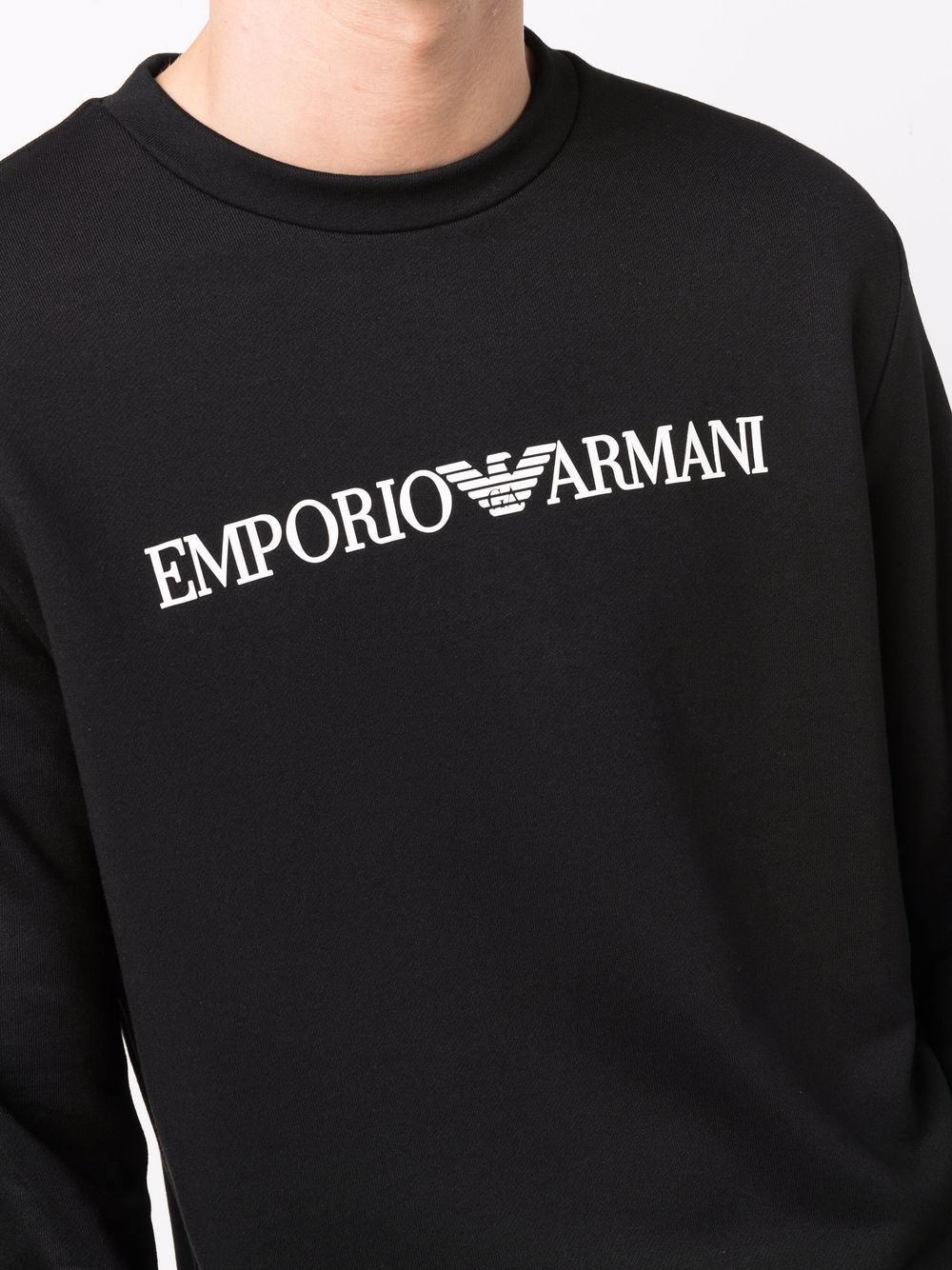 Emporio Armani Sweaters Black Topwear Emporio Armani