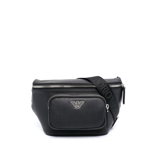 Emporio Armani leather logo-plaque belt bag Belt bags Emporio Armani Dark Slate Gray