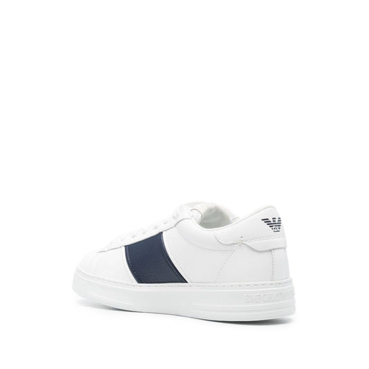 Emporio Armani Leather sneakers with logo detail Sneakers Emporio Armani Lavender