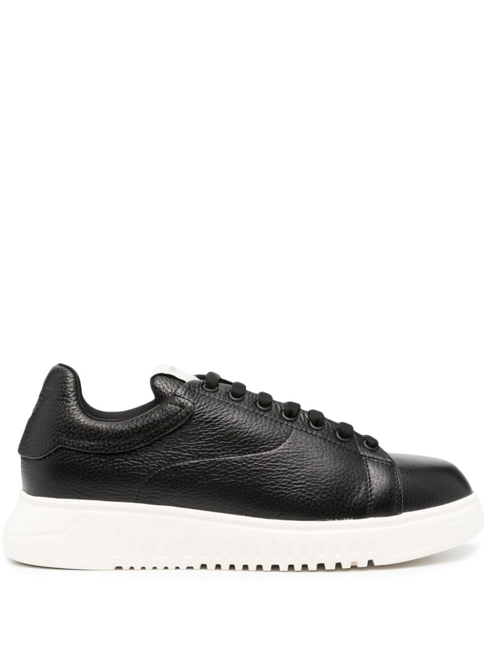 Emporio Armani tumbled leather sneakers Sneakers Emporio Armani