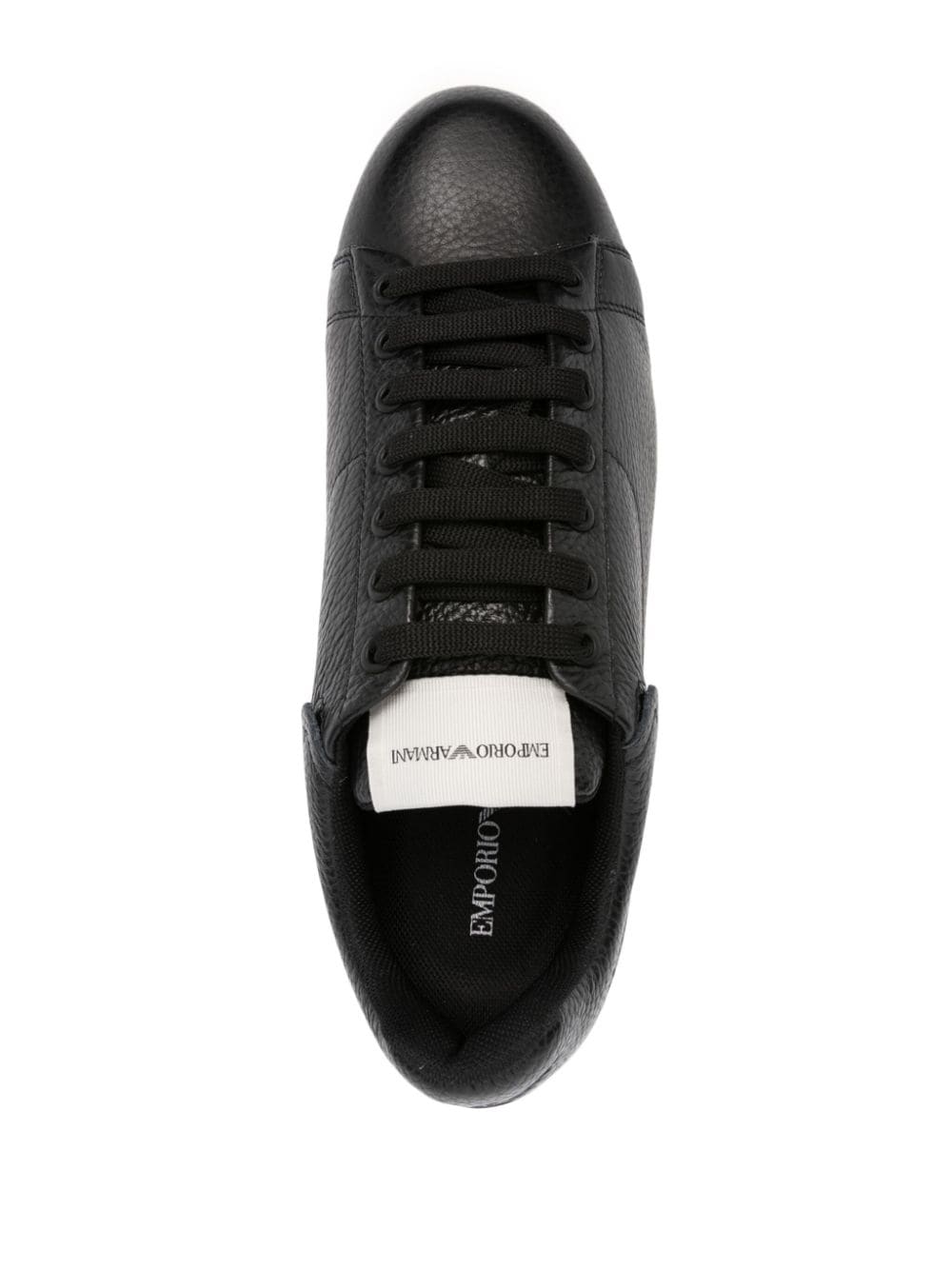 Emporio Armani tumbled leather sneakers Sneakers Emporio Armani