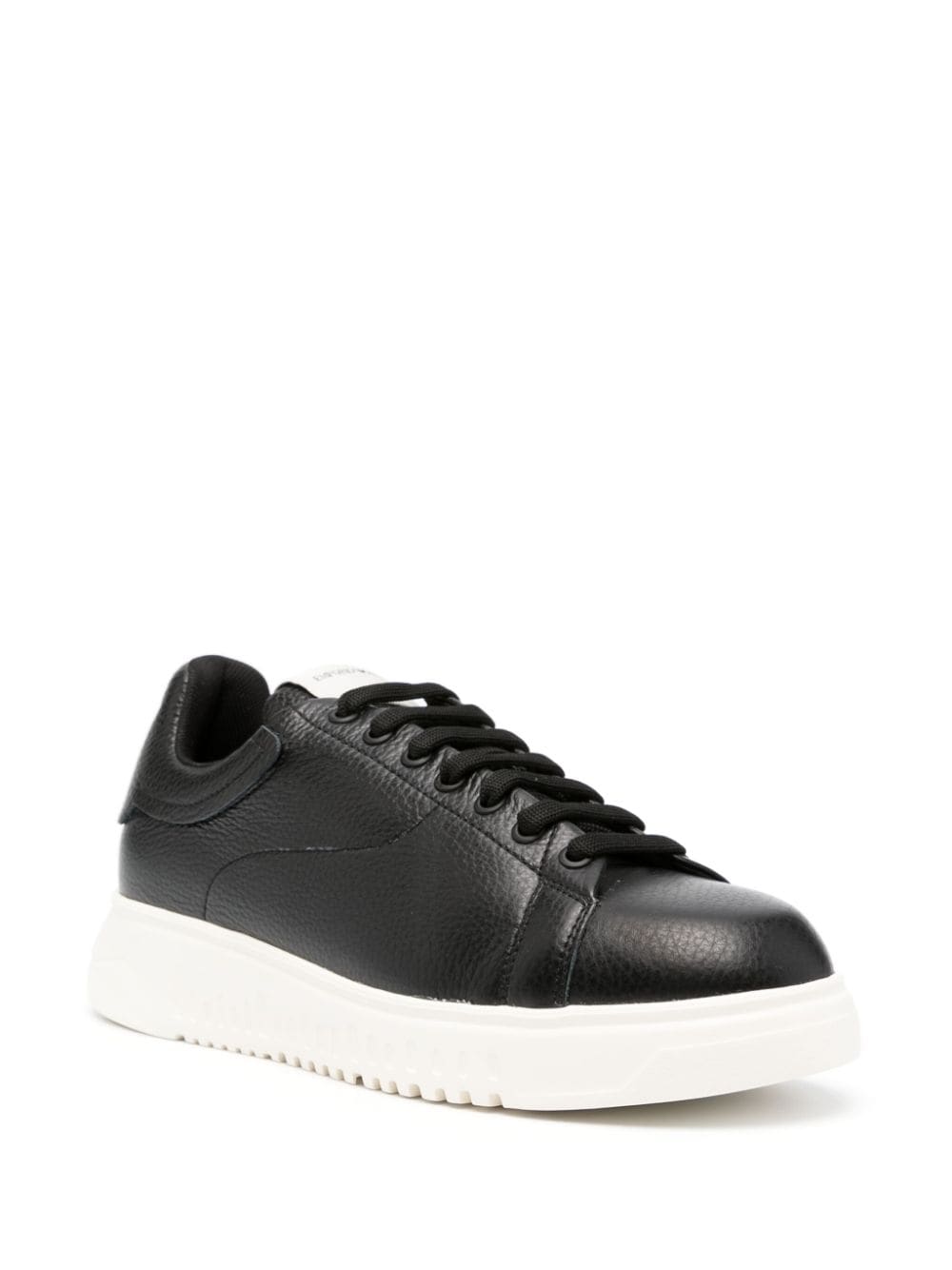 Emporio Armani tumbled leather sneakers Sneakers Emporio Armani