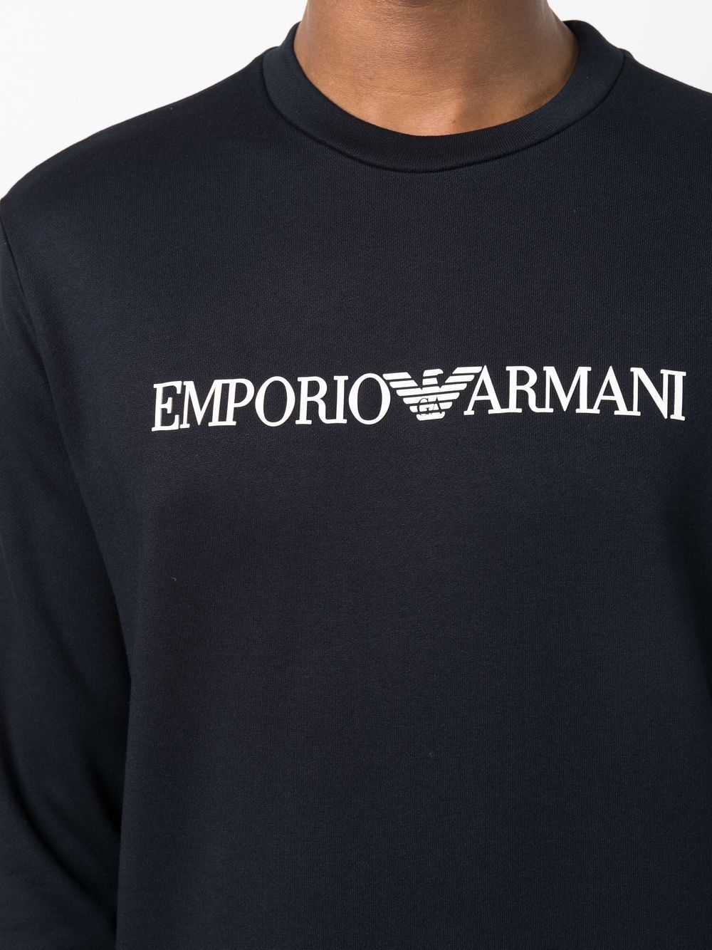 Emporio Armani Sweaters Blue Topwear Emporio Armani