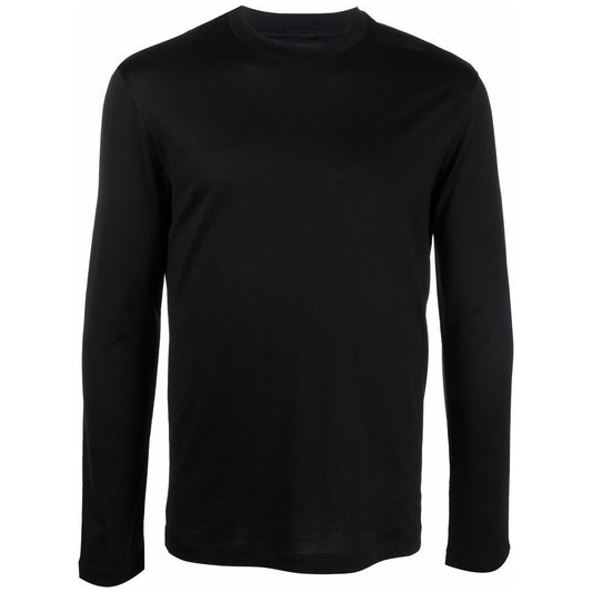 Emporio Armani ASV sweater in black Topwear Emporio Armani Black