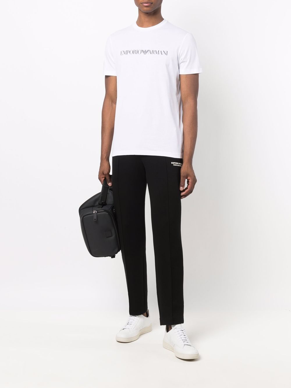 Emporio Armani logo-print cotton T-Shirt