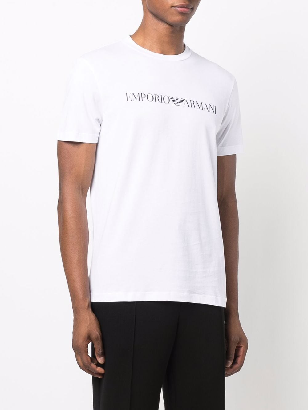 Emporio Armani logo-print cotton T-Shirt