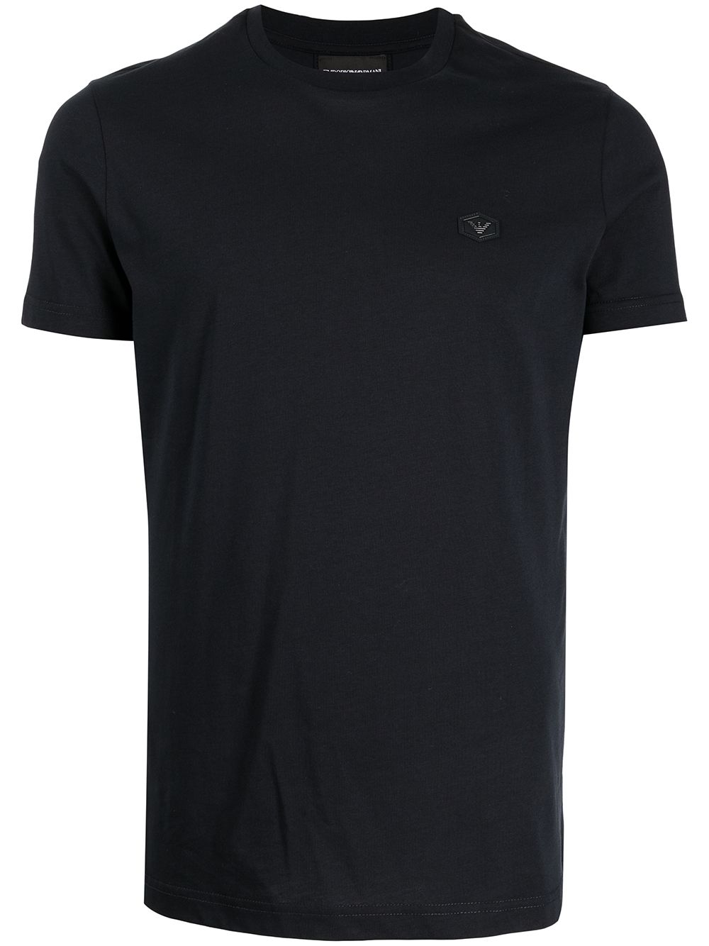 Emporio Armani logo patch short-sleeved T-shirt Topwear Emporio Armani