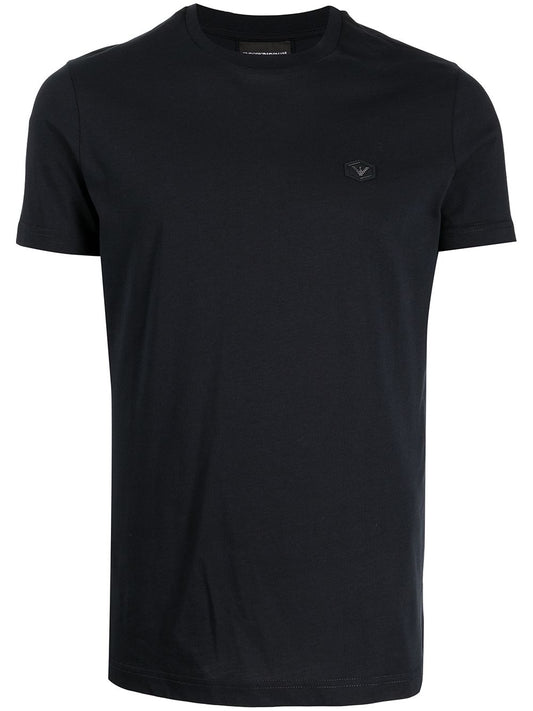 Emporio Armani logo patch short-sleeved T-shirt