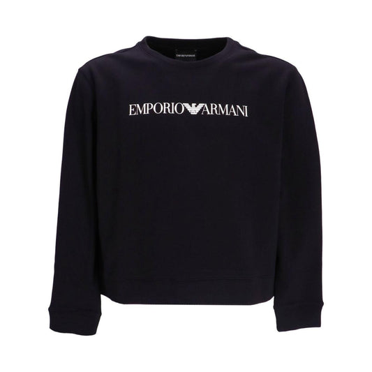 Emporio Armani sweatshirt with logo print Topwear Emporio Armani Black