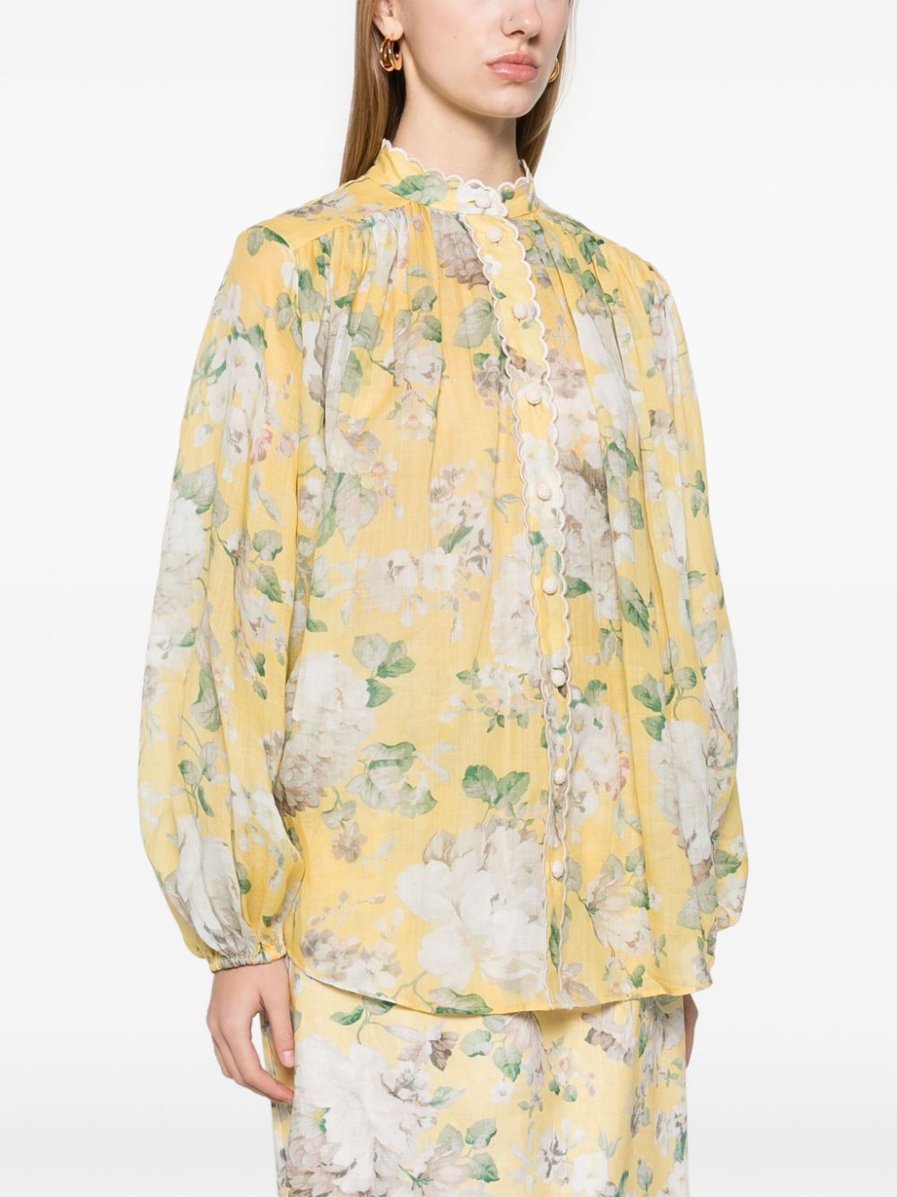 Zimmermann Shirts Yellow Shirts Zimmermann