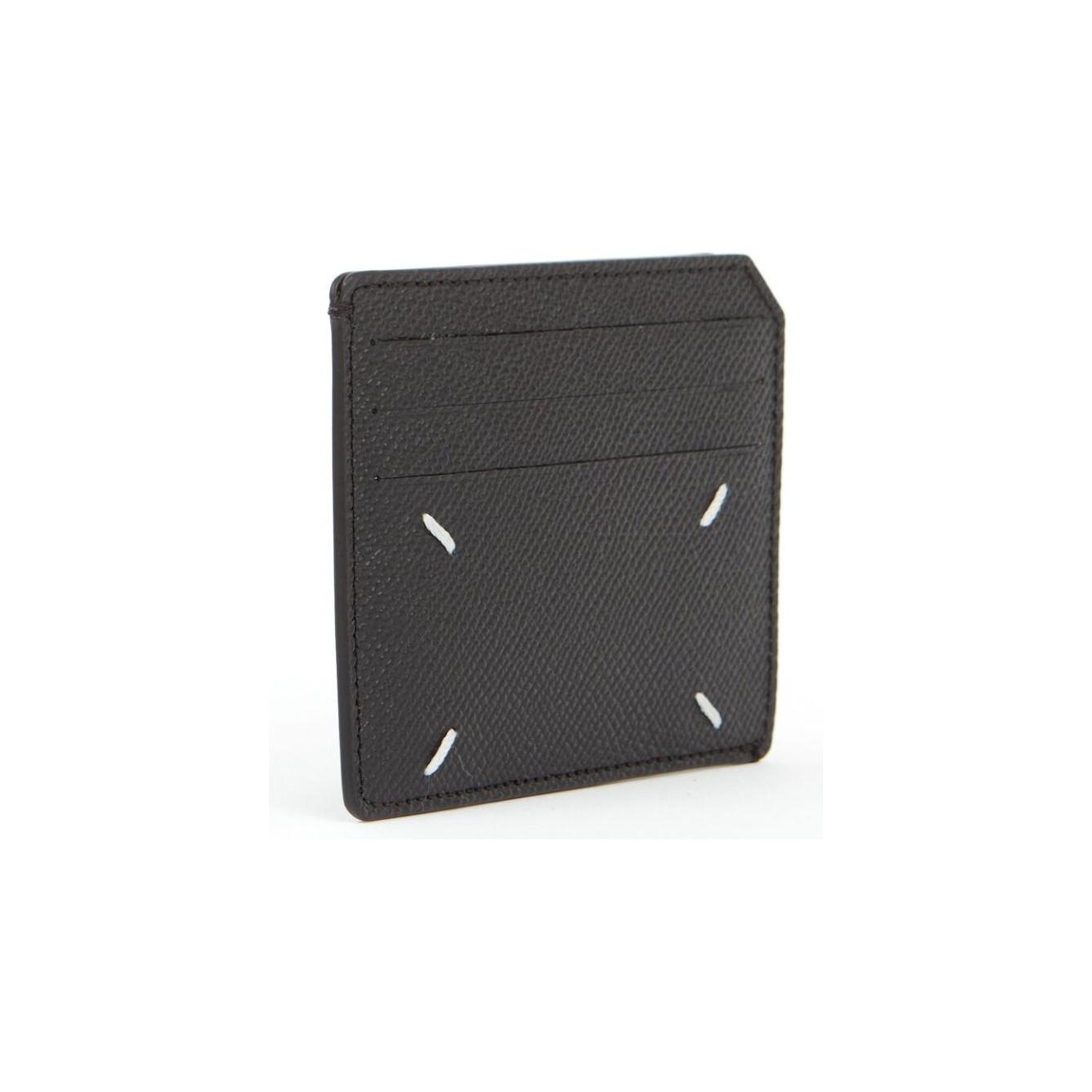 Maison Margiela Wallets Black Small Leather Goods Maison Margiela