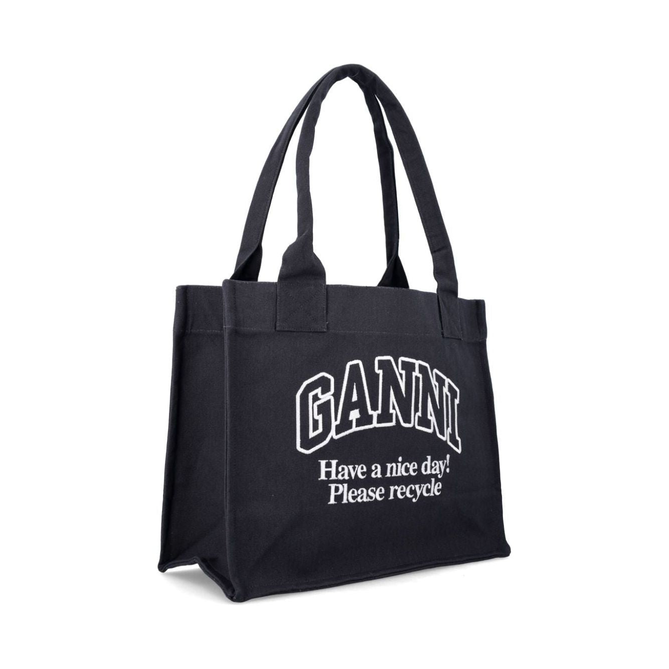 GANNI Bags.. Black Shopper Ganni