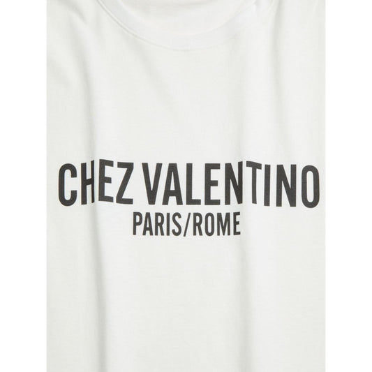 Valentino T-shirts and Polos White Topwear Valentino Beige