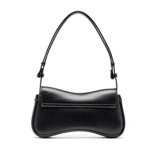 Diesel Women's Play-Semi Gloss Leather Bag Black Clutches Diesel Dark Slate Gray
