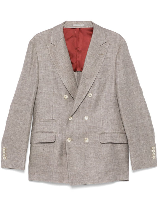 Brunello Cucinelli Jackets Brown Jackets Brunello Cucinelli