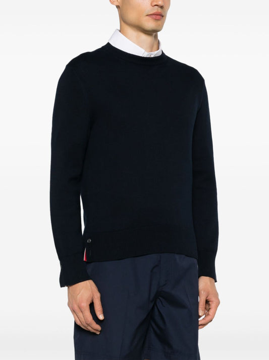 Thom Browne Sweaters Blue Topwear Thom Browne