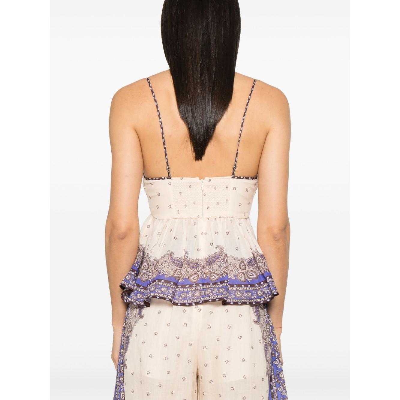 Zimmermann Top Purple Topwear Zimmermann