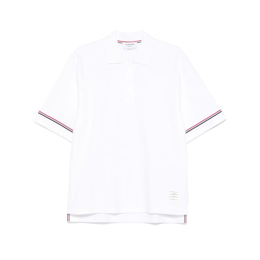 Thom Browne T-shirts and Polos White Topwear Thom Browne Ghost White