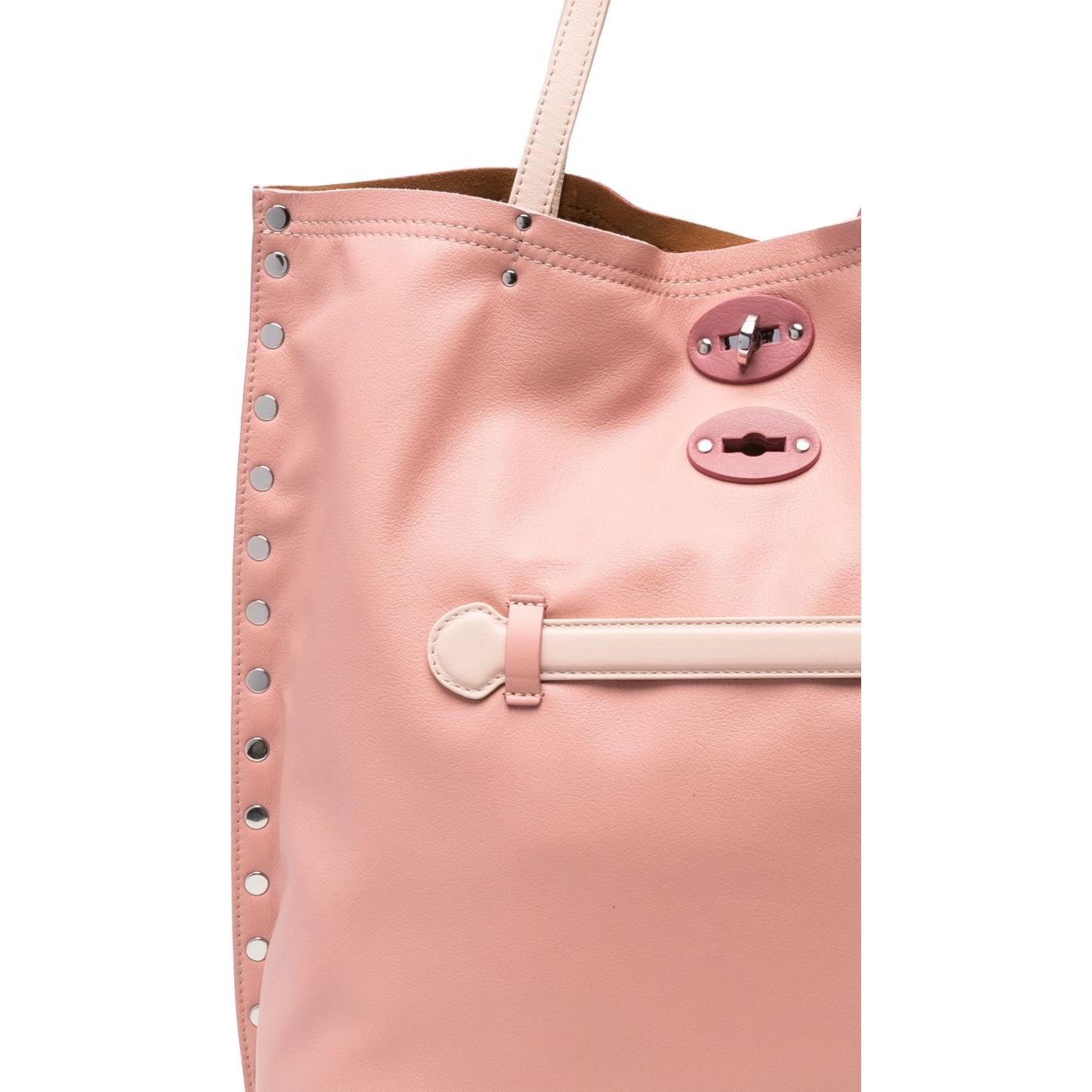 Zanellato A’ spasso leather Tote Bag Pink Handbag Zanellato