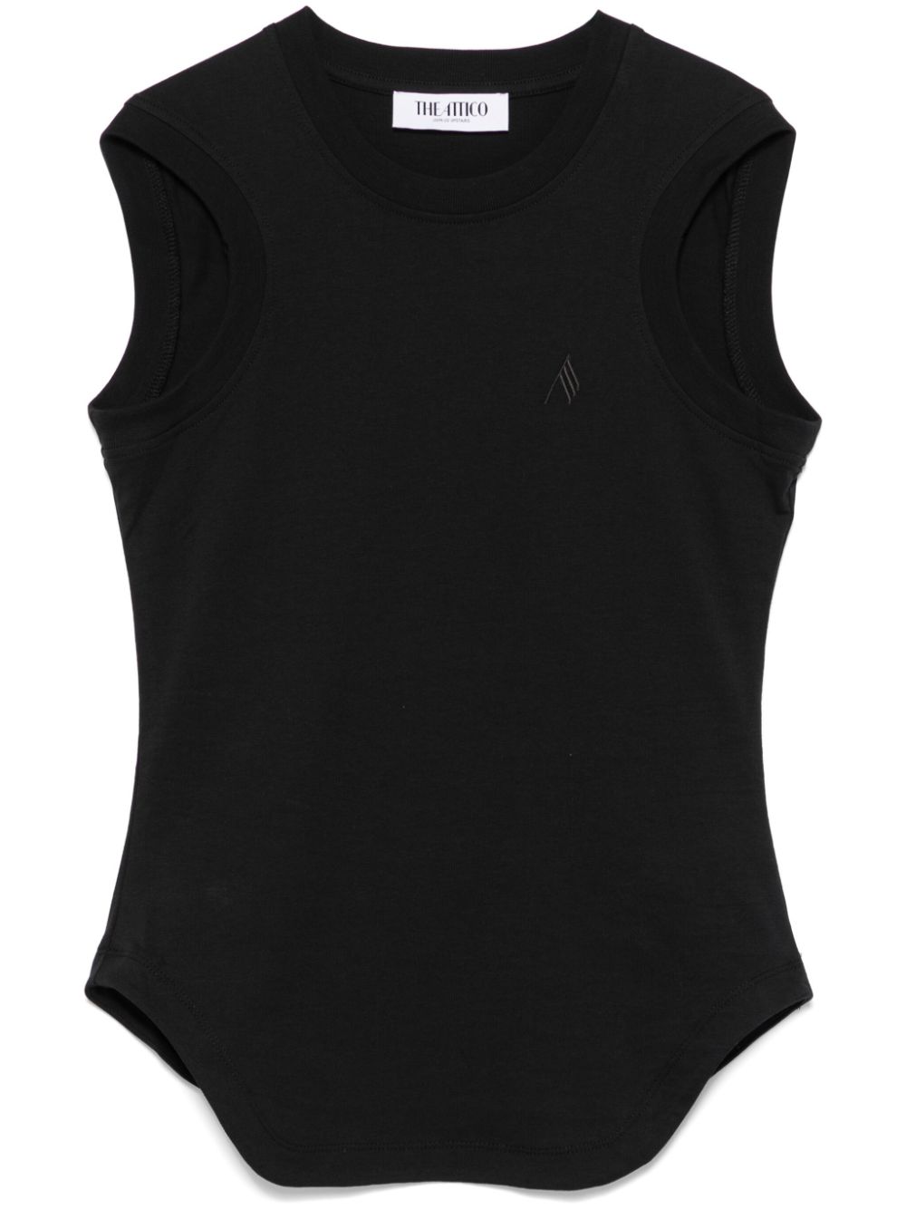 The Attico Top Black Topwear The Attico