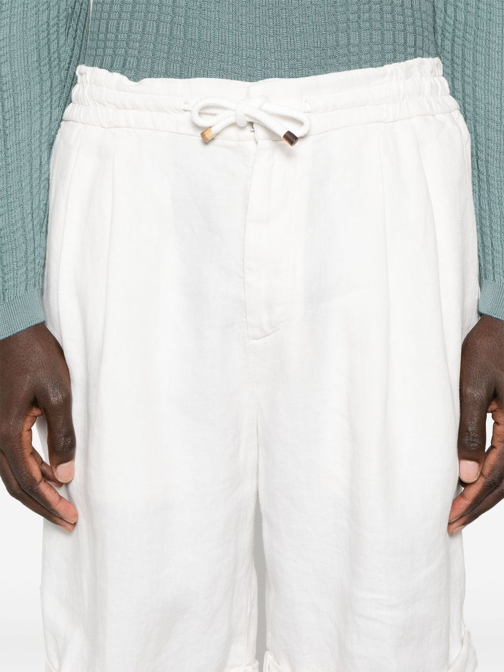 Brunello Cucinelli Shorts White Short trousers Brunello Cucinelli