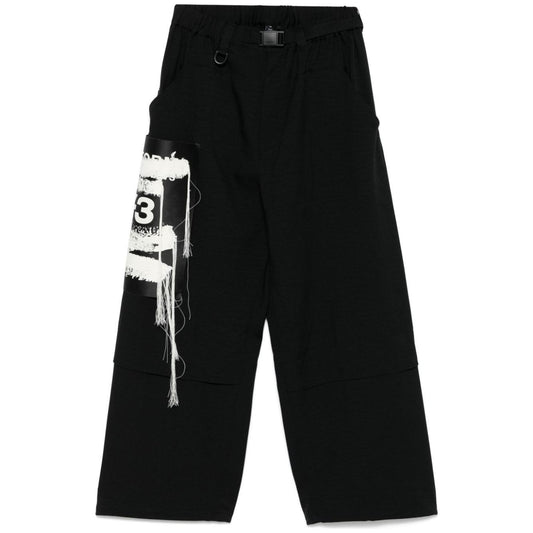 Y-3 Trousers Black