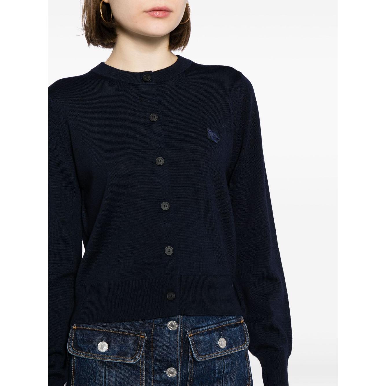 MAISON KITSUNE' Sweaters Blue Topwear Maison Kitsune