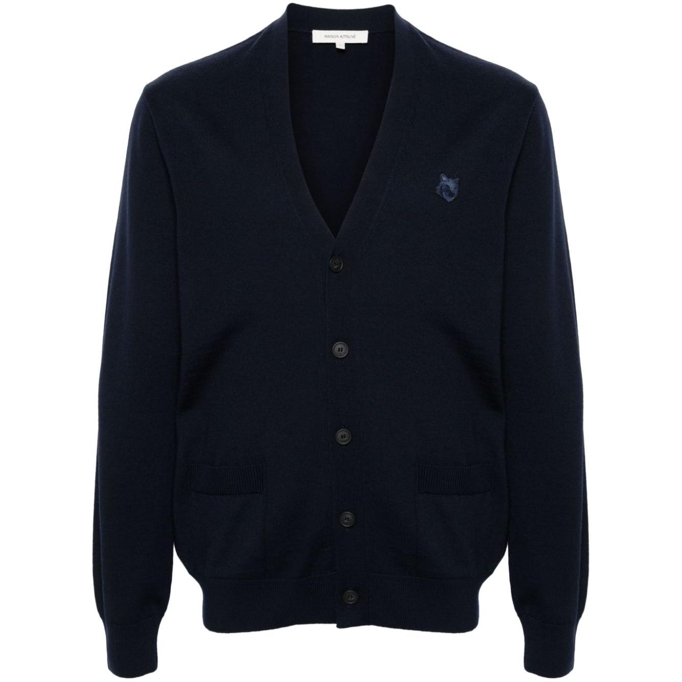 MAISON KITSUNE' Sweaters Blue Topwear Maison Kitsune