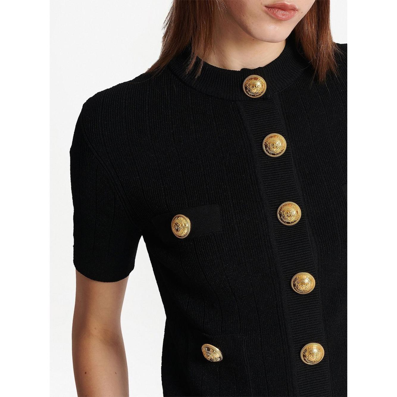 Balmain Sweaters Black Topwear Balmain