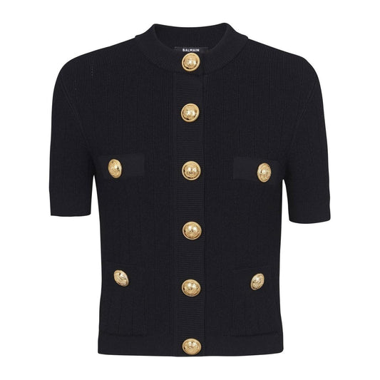 Balmain Sweaters Black