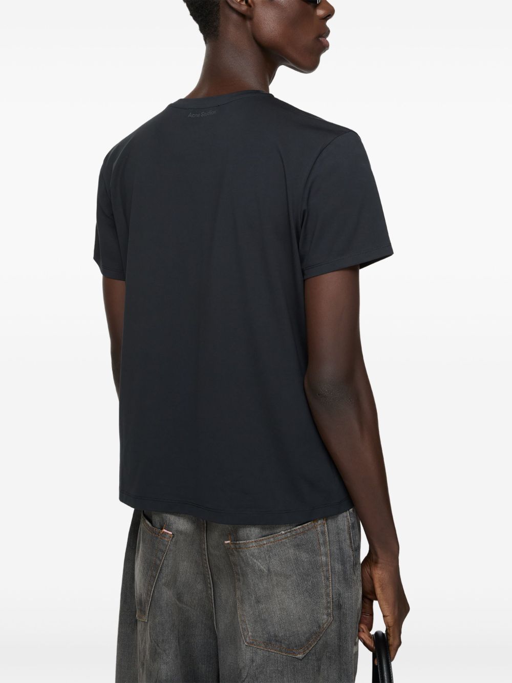 Acne T-shirts and Polos Black