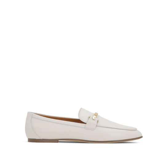 Tod's Flat shoes White Moccasins Tod'S Light Gray