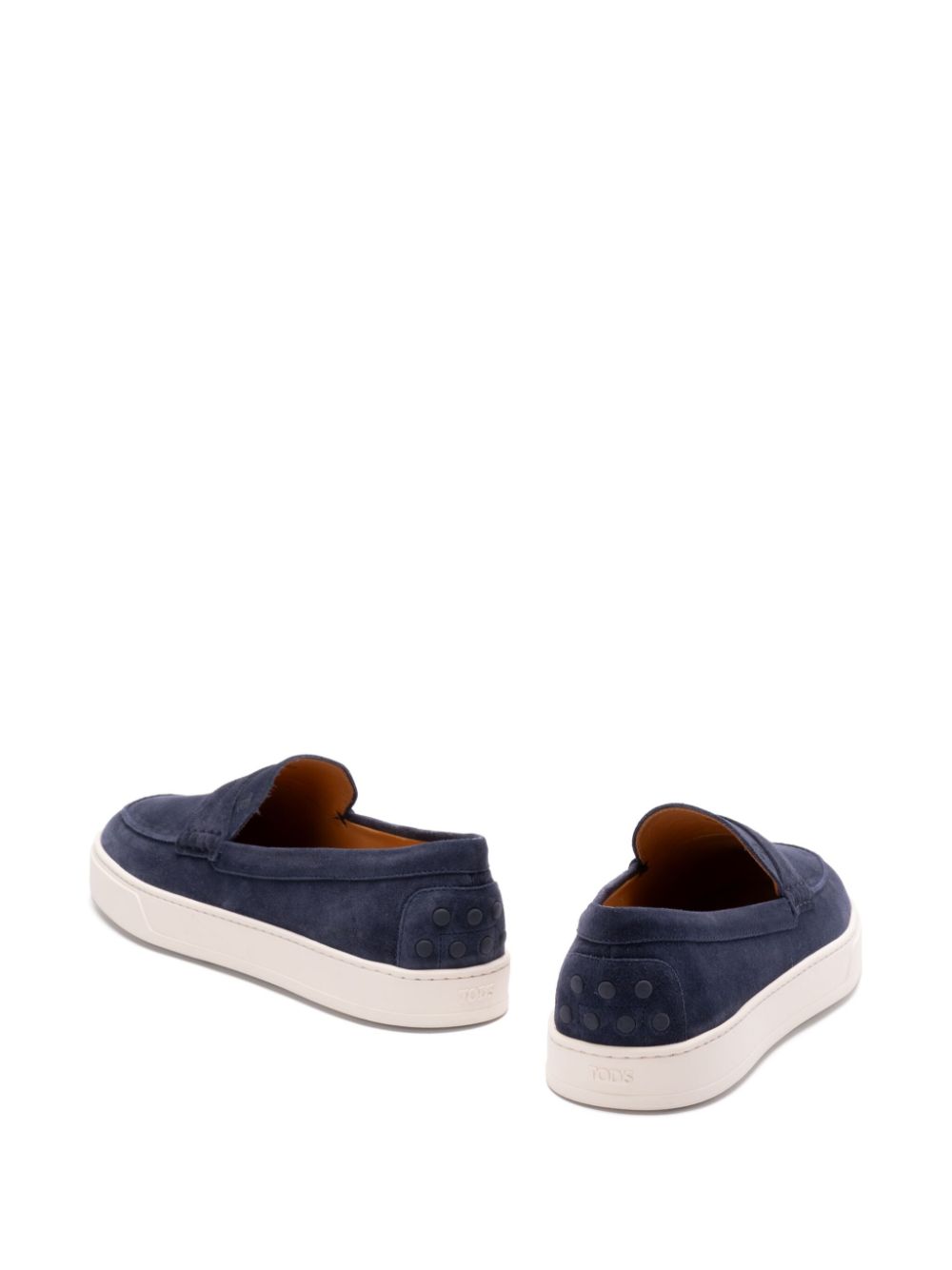 Tod's Flat shoes Blue Moccasins Tod'S