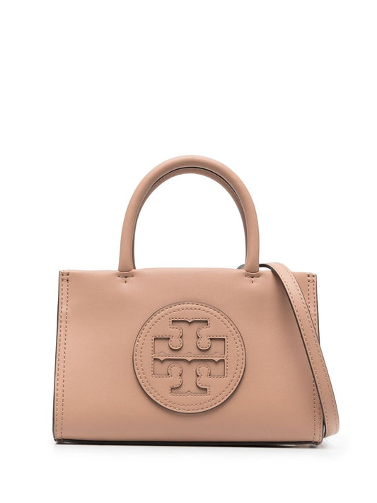 Tory Burch Mini Ella Bio Tote Bag Beige Shopper Tory Burch