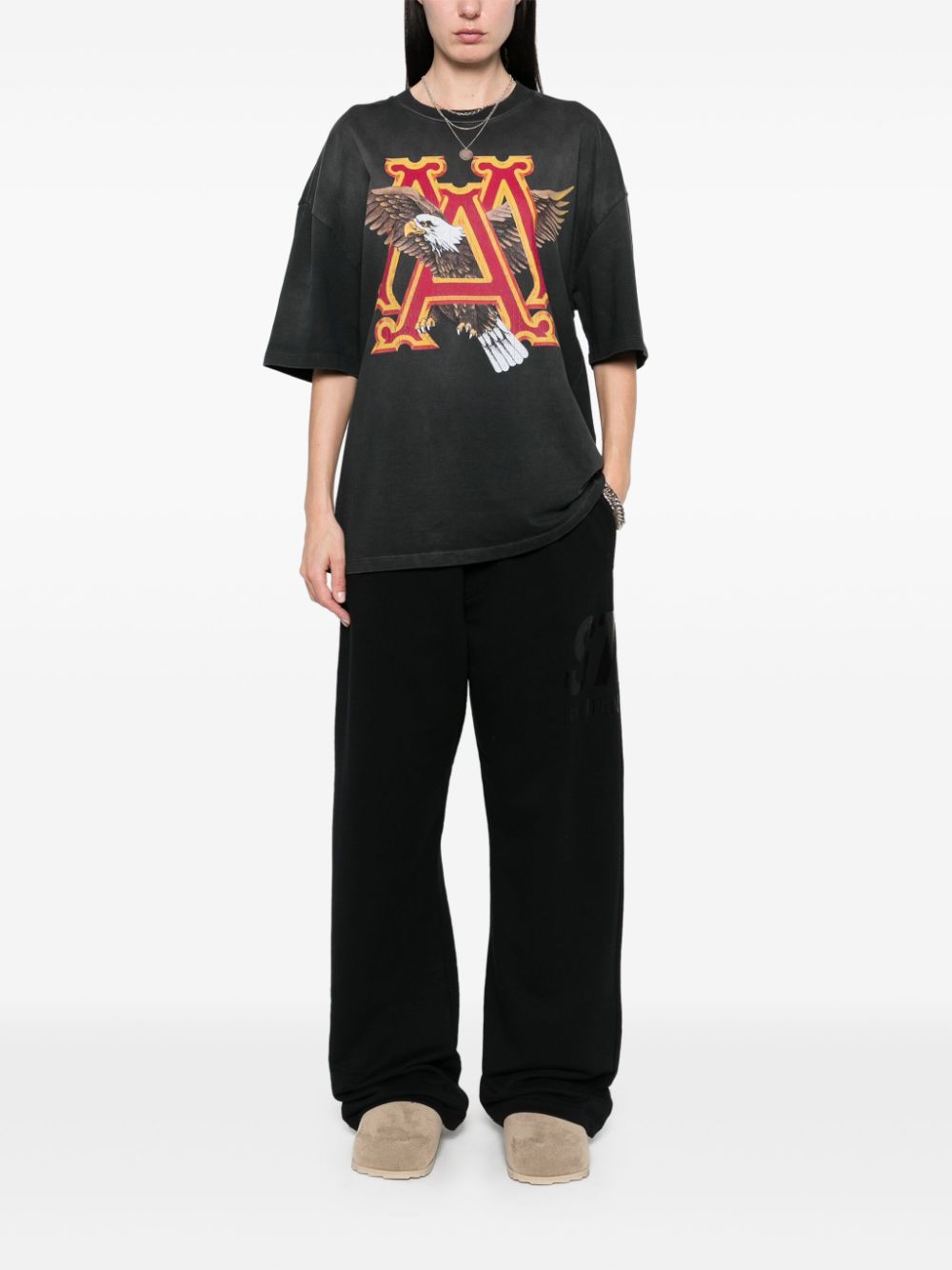 Golden Goose logo print sweatpants Trousers Golden Goose