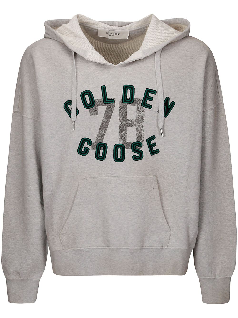 Golden Goose logo-embroidered hoodie Topwear Golden Goose