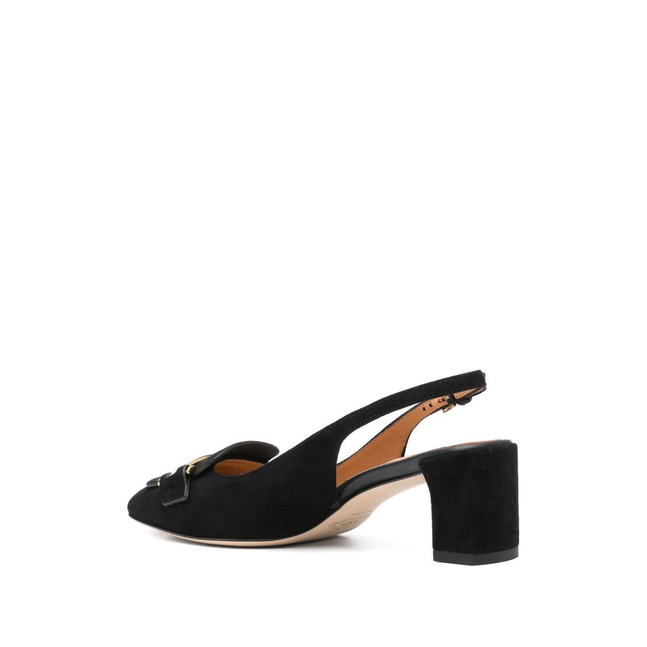 Tod's With Heel Black Medium Heel Tod'S Tan