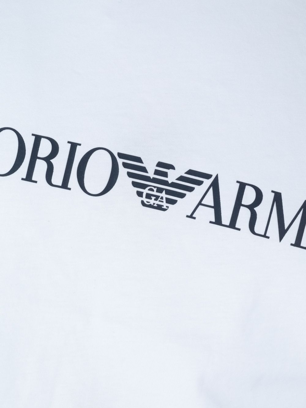 Emporio Armani logo print cotton T-shirt