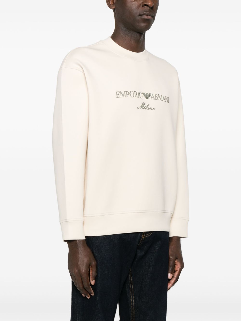 Emporio Armani Sweaters Beige Topwear Emporio Armani