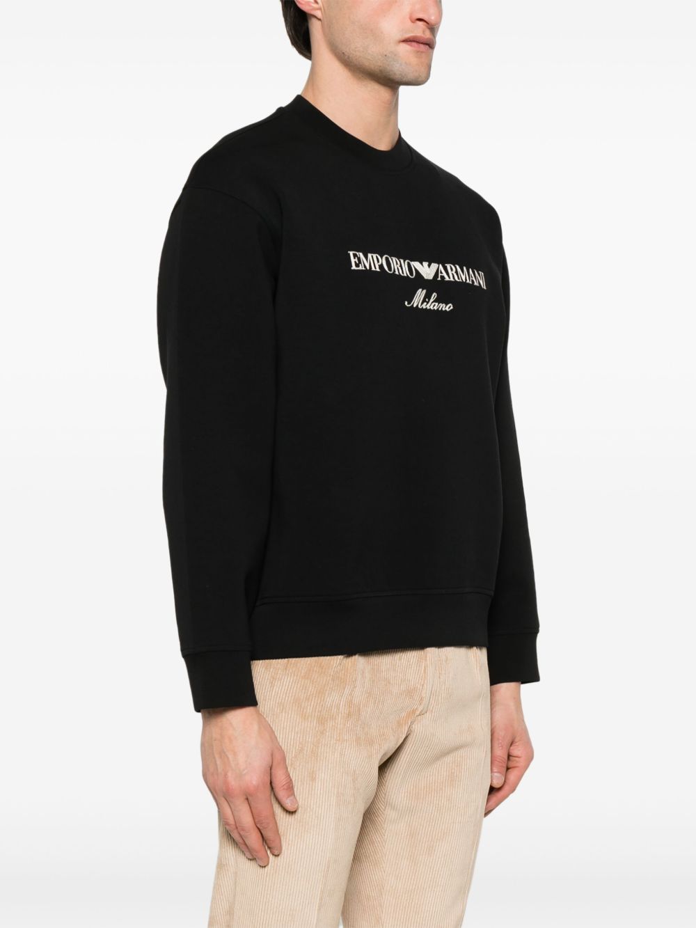 Emporio Armani Sweaters Black Topwear Emporio Armani