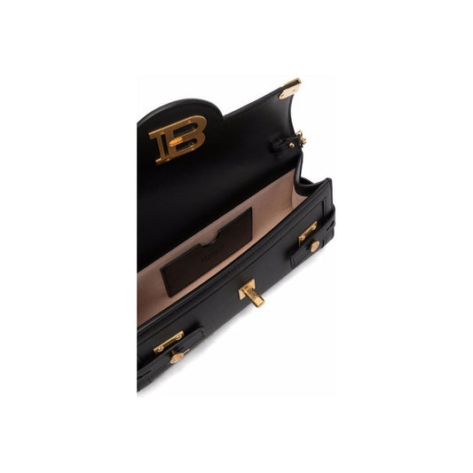 Balmain B-Buzz 23 Clutch Bag in Black Clutches Balmain Black