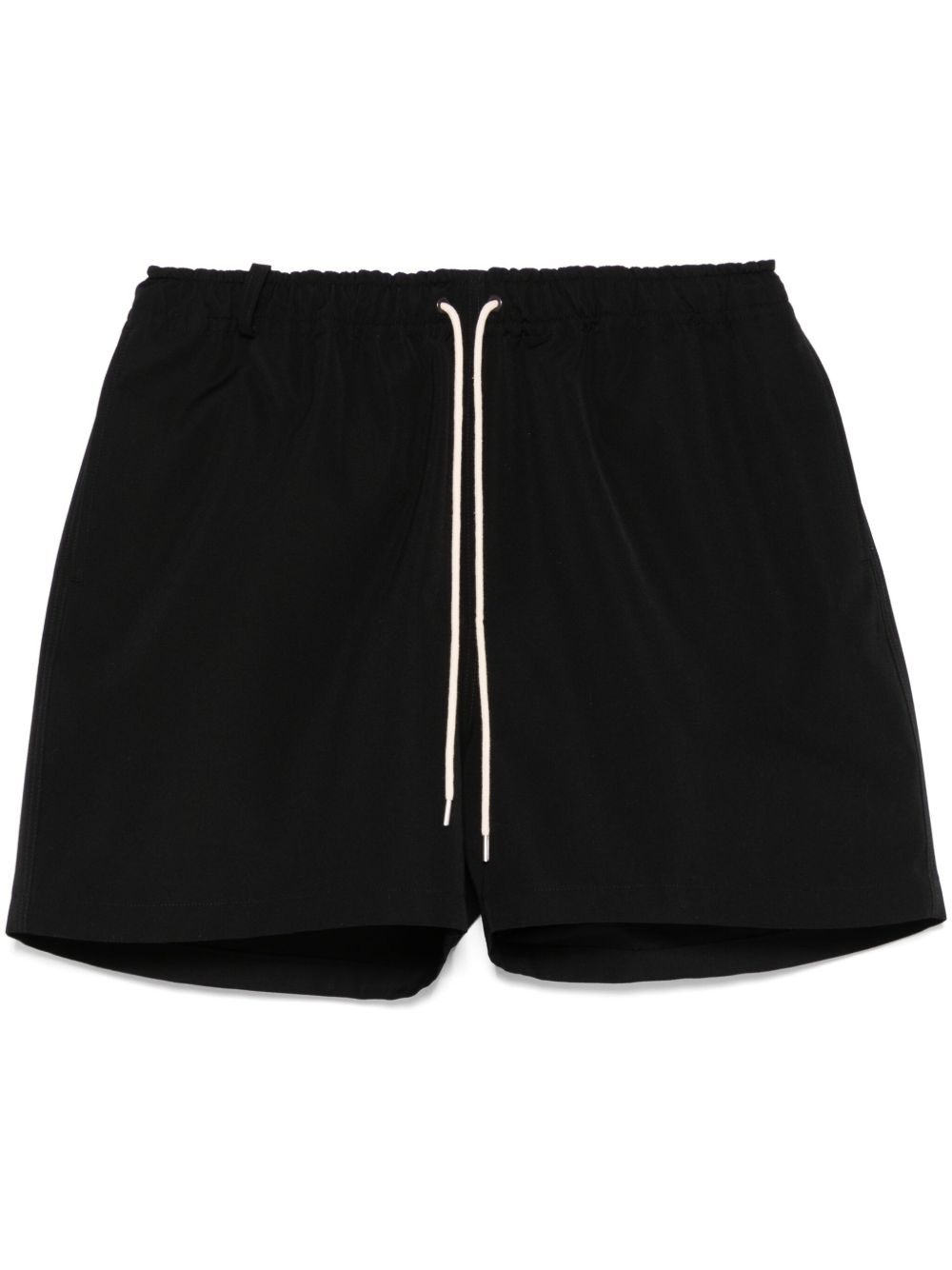 Auralee wool shorts in black