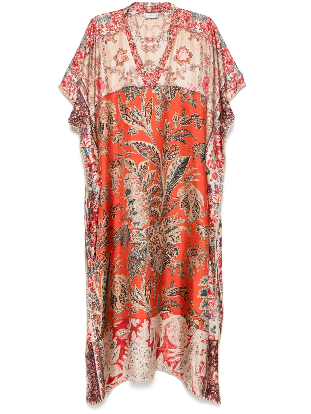 Pierre Louis Mascia Printed Silk Kaftan Beachwear & underwear Pierre Louis Mascia