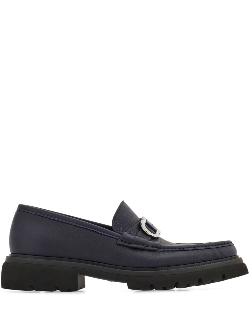 Ferragamo Flat shoes Blue Moccasins Ferragamo