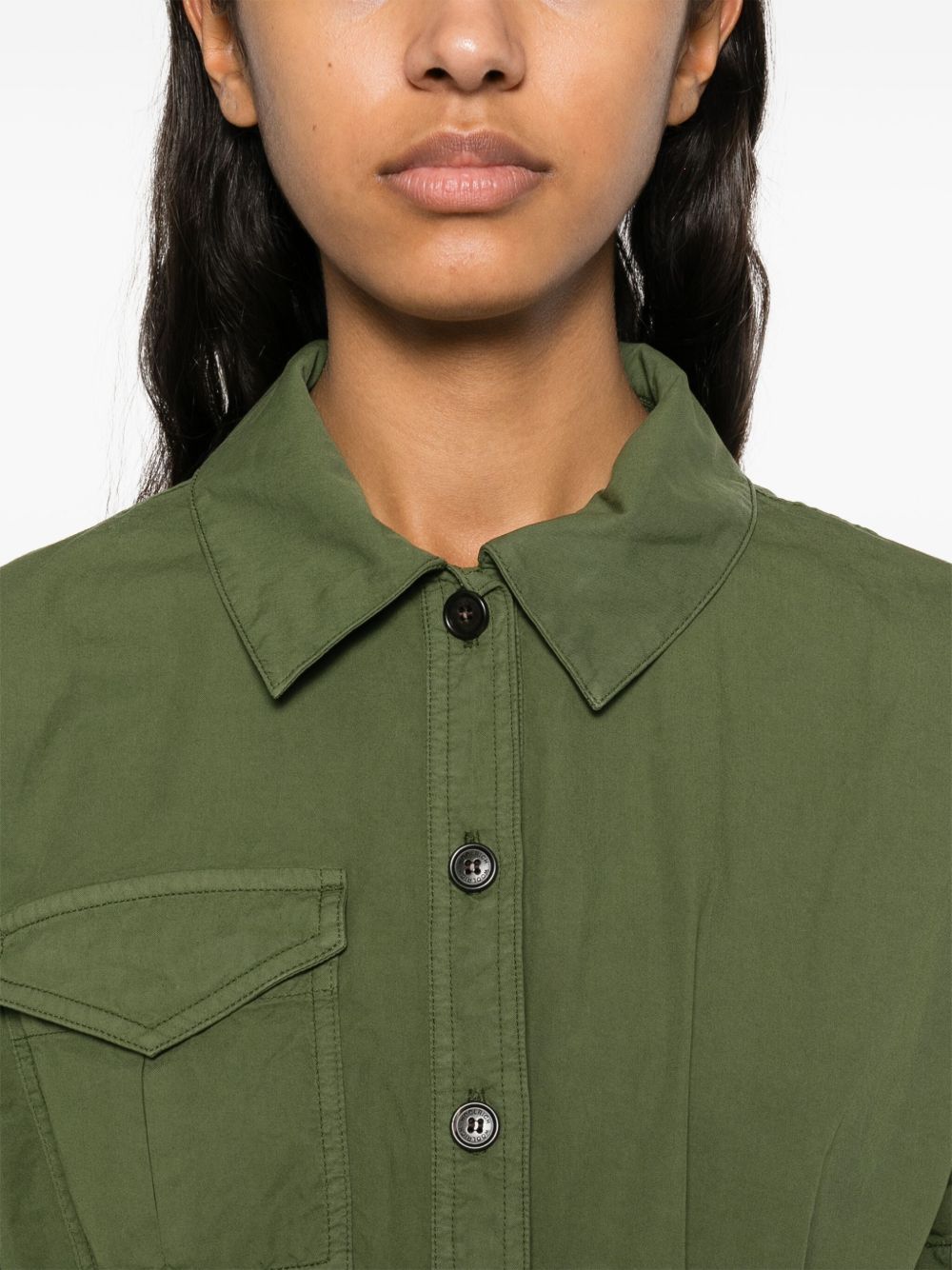 Woolrich belted waist shirt dress