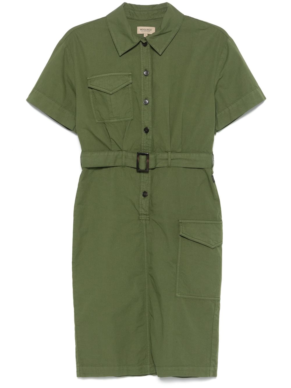 Woolrich belted waist shirt dress